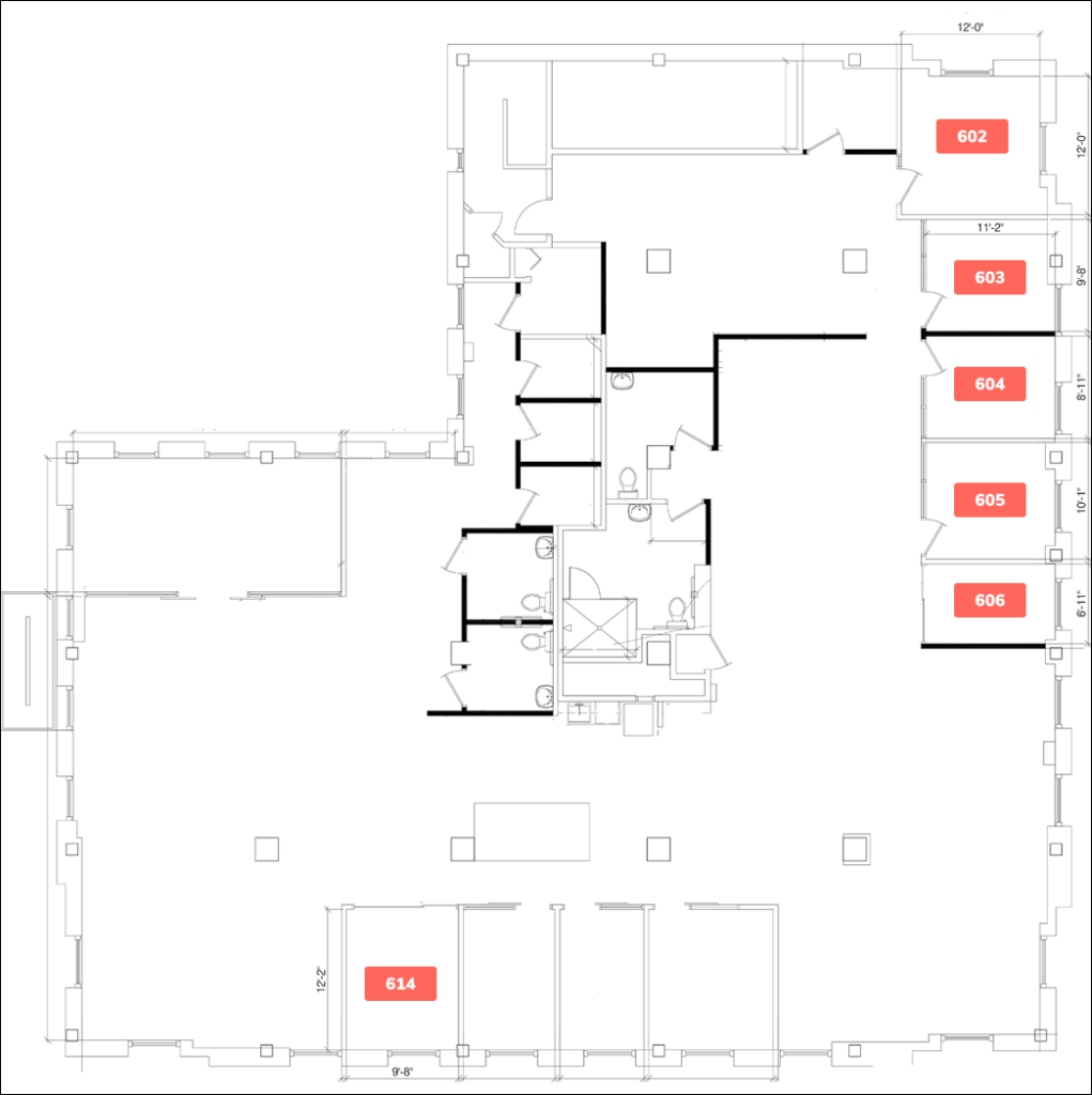 The Factory Private Office layout graphic